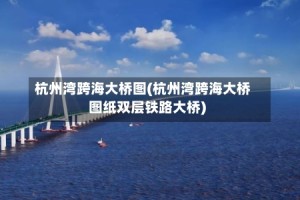 杭州湾跨海大桥图(杭州湾跨海大桥图纸双层铁路大桥)