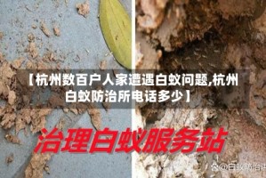 【杭州数百户人家遭遇白蚁问题,杭州白蚁防治所电话多少】