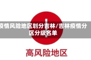 疫情风险地区划分吉林/吉林疫情分区分级名单