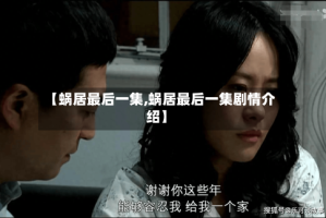 【蜗居最后一集,蜗居最后一集剧情介绍】