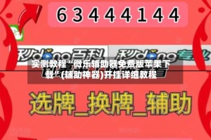 实测教程“微乐辅助器免费版苹果下载”(辅助神器)开挂详细教程