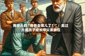 南非人的“爸爸去哪儿了？”：超过六成孩子成长中父亲缺位