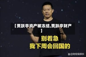 【贾跃亭资产被冻结,贾跃亭财产】