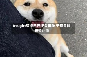 Insight续押日元还会再跌 干预只能短暂止血