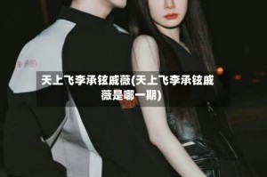 天上飞李承铉戚薇(天上飞李承铉戚薇是哪一期)