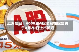 上海复旦：6000股A股限制性股票将于4月20日上市流通