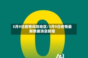 3月9日疫情风险地区/3月9日疫情最新数据消息新增