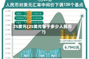 25美元(25美元等于多少人民币?)