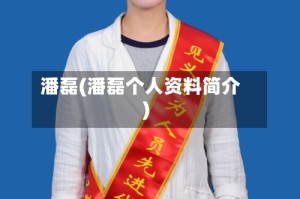 潘磊(潘磊个人资料简介)