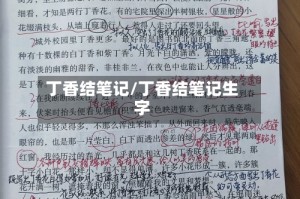 丁香结笔记/丁香结笔记生字