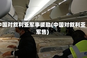 中国对叙利亚军事援助(中国对叙利亚军售)