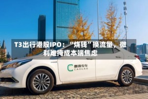 T3出行港股IPO：“烧钱”换流量，微利难掩成本端焦虑