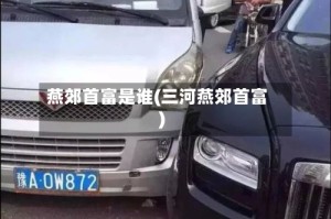 燕郊首富是谁(三河燕郊首富)