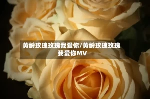 黄龄玫瑰玫瑰我爱你/黄龄玫瑰玫瑰我爱你MV