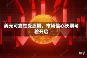 美元可靠性受质疑，市场信心长期考验开启