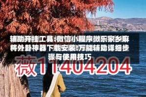 辅助开挂工具:微信小程序微乐家乡麻将外卦神器下载安装!万能辅助详细步骤与使用技巧