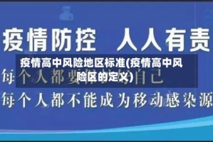 疫情高中风险地区标准(疫情高中风险区的定义)