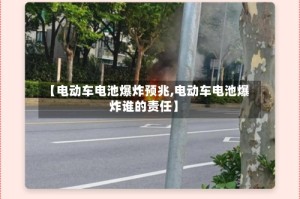 【电动车电池爆炸预兆,电动车电池爆炸谁的责任】
