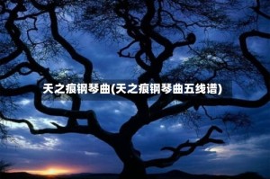 天之痕钢琴曲(天之痕钢琴曲五线谱)