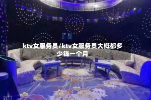 ktv女服务员/ktv女服务员大概都多少钱一个月