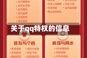 关于qq特权的信息