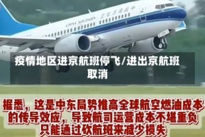 疫情地区进京航班停飞/进出京航班取消
