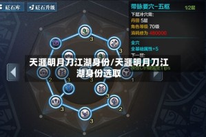 天涯明月刀江湖身份/天涯明月刀江湖身份选取