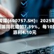 长江传媒(600757.SH)：2025年归母净利润同比增加7.39%，每10股拟派利4.10元