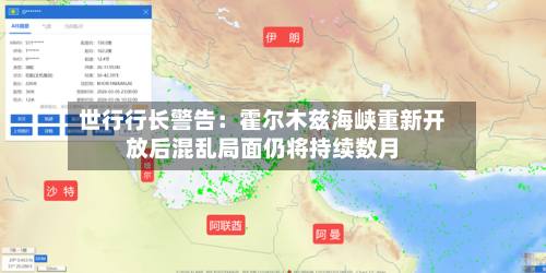 世行行长警告：霍尔木兹海峡重新开放后混乱局面仍将持续数月-第1张图片