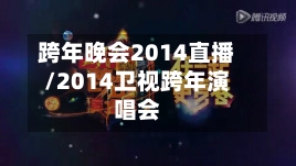 跨年晚会2014直播/2014卫视跨年演唱会-第2张图片