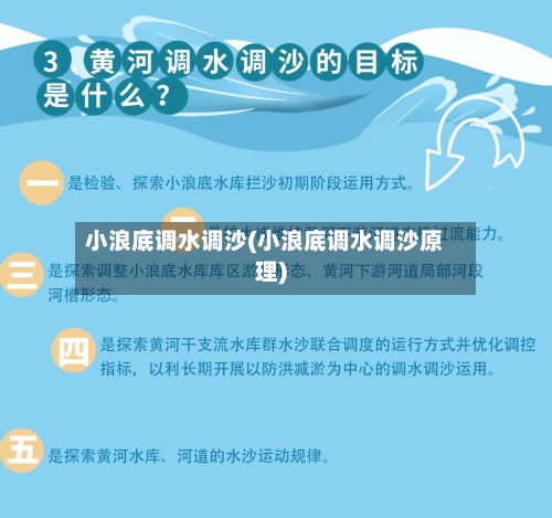 小浪底调水调沙(小浪底调水调沙原理)-第1张图片