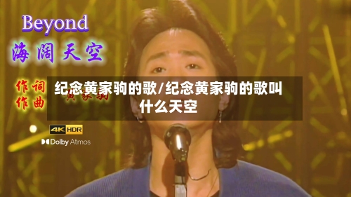 纪念黄家驹的歌/纪念黄家驹的歌叫什么天空-第1张图片
