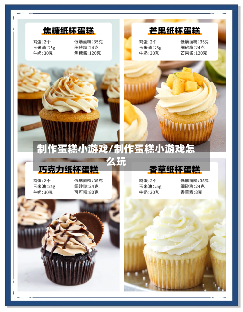 制作蛋糕小游戏/制作蛋糕小游戏怎么玩-第1张图片