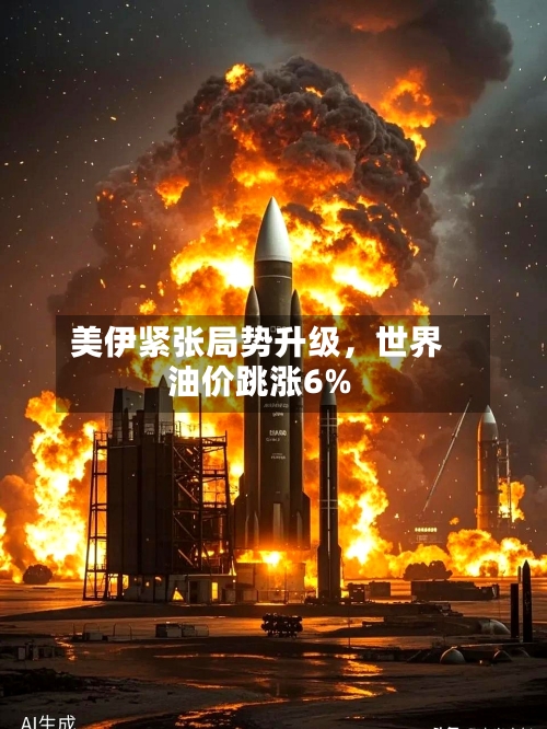 美伊紧张局势升级，世界油价跳涨6%-第2张图片