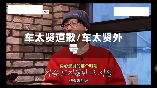 车太贤道歉/车太贤外号-第3张图片