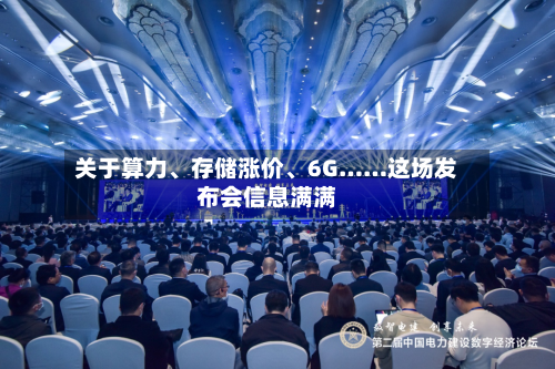 关于算力、存储涨价、6G……这场发布会信息满满-第3张图片