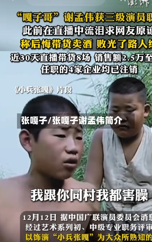 张嘎子/张嘎子谢孟伟简介-第1张图片