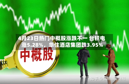 4月23日热门中概股涨跌不一 台积电涨5.28%	，华住酒店集团跌3.95%-第1张图片