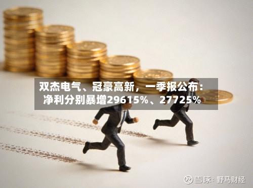 双杰电气、冠豪高新，一季报公布：净利分别暴增29615%、27725%-第1张图片