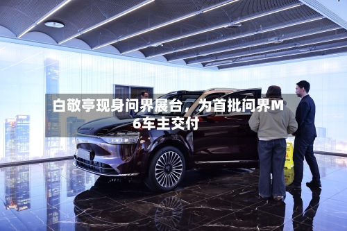 白敬亭现身问界展台，为首批问界M6车主交付-第2张图片