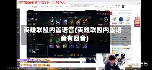 英雄联盟内置语音(英雄联盟内置语音有回音)-第1张图片