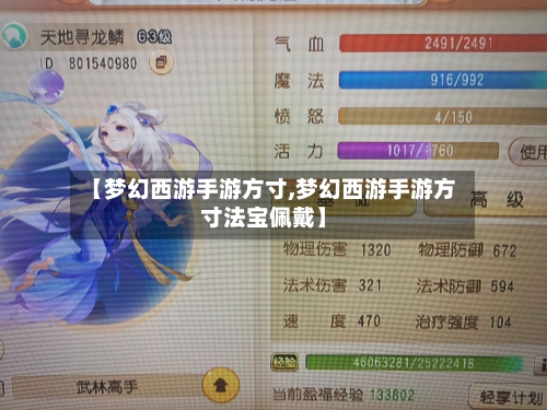 【梦幻西游手游方寸,梦幻西游手游方寸法宝佩戴】-第2张图片