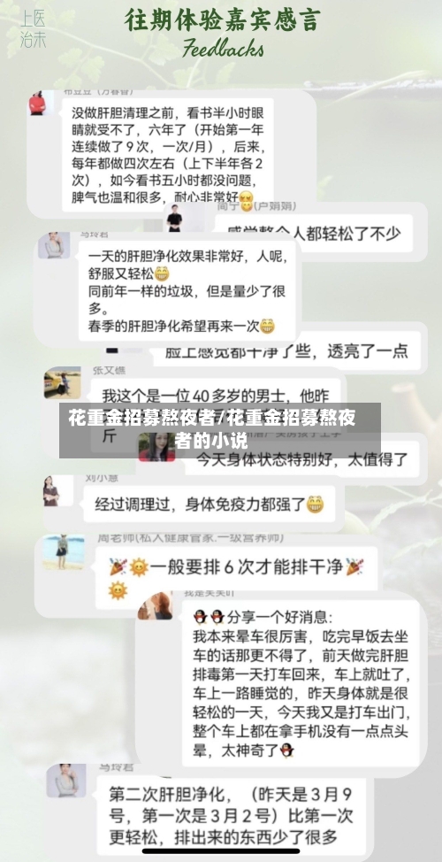 花重金招募熬夜者/花重金招募熬夜者的小说-第1张图片