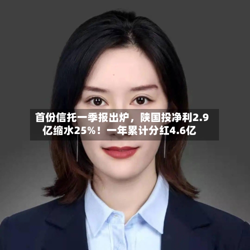 首份信托一季报出炉	，陕国投净利2.9亿缩水25%！一年累计分红4.6亿-第2张图片