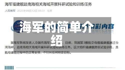 海军的简单介绍-第1张图片