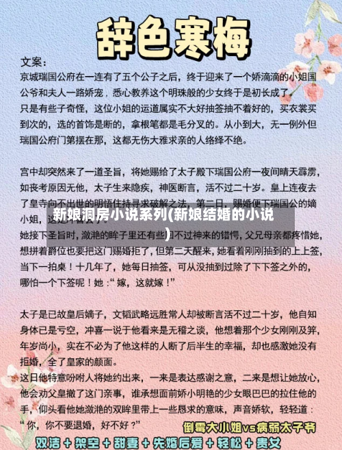 新娘洞房小说系列(新娘结婚的小说)-第2张图片