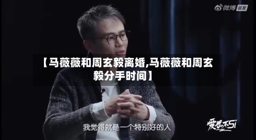 【马薇薇和周玄毅离婚,马薇薇和周玄毅分手时间】-第1张图片