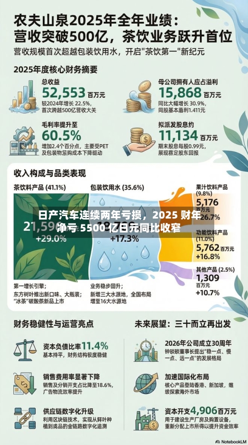 日产汽车连续两年亏损	，2025 财年净亏 5500 亿日元同比收窄-第3张图片