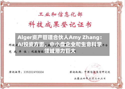 Alger资产管理合伙人Amy Zhang：AI投资方面	，中小盘企业和生命科学领域潜力巨大-第1张图片