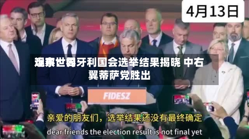 远东世界观察：匈牙利国会选举结果揭晓 中右翼蒂萨党胜出-第2张图片